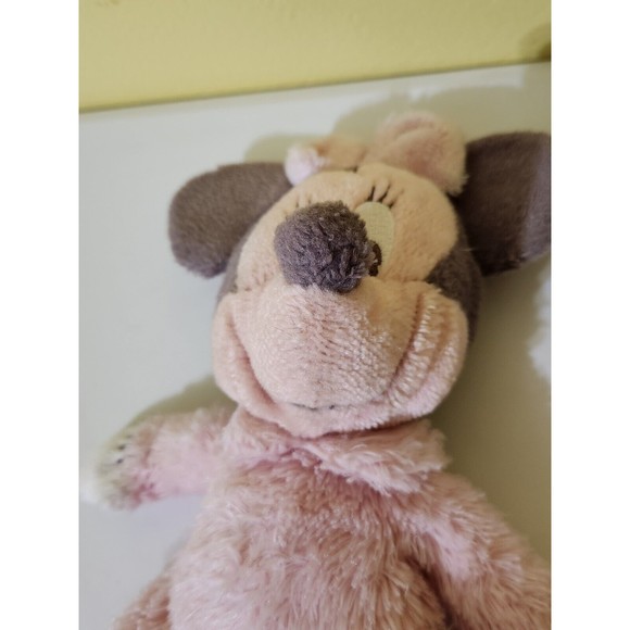 Disney Parks Pink Baby Minnie Mouse Bell Rattle Stuffed Plush 10 Inches PL - Picture 7 of 12